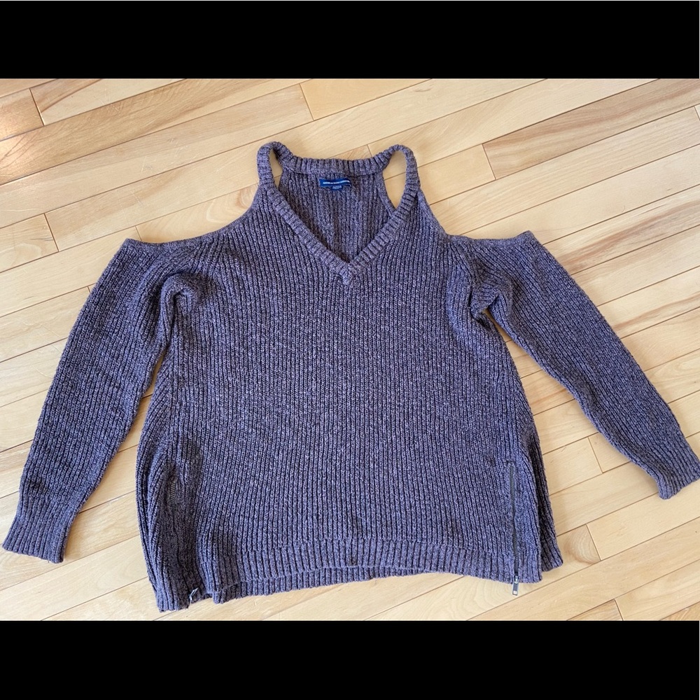 American Eagle cold shoulder sweater XL